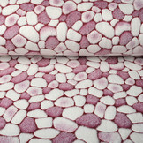 Coral Fleece Flagstones Wijnrood