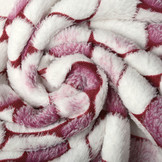 Coral Fleece Flagstones Wijnrood