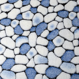 Coral Fleece Flagstones Blauw