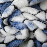 Coral Fleece Flagstones Blue