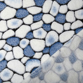 Coral Fleece Flagstones Blauw