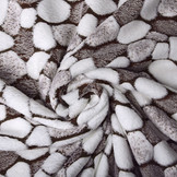Coral Fleece Flagstones Braun