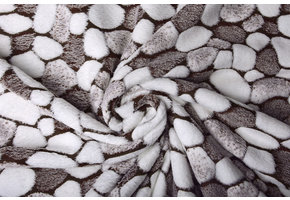 Coral Fleece Flagstones Brown