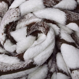 Coral Fleece Flagstones Brown