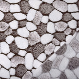Coral Fleece Flagstones Braun