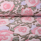 Coral Fleece Big Roses