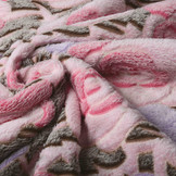 Coral Fleece Big Roses