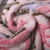 Coral Fleece Big Roses