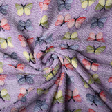 Coral Fleece Vlinders Lila