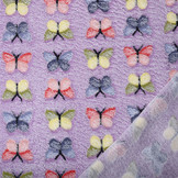 Coral Fleece Schmetterlinge Flieder