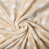 Coral Fleece Wolken Licht Perzik