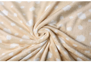 Coral Fleece Wolken Licht Perzik