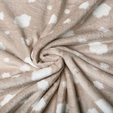 Coral Fleece Clouds Powder Pink