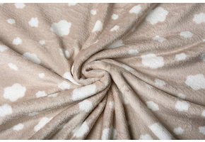 Coral Fleece Clouds Powder Pink