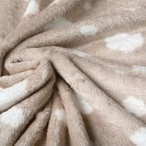 Coral Fleece Clouds Powder Pink