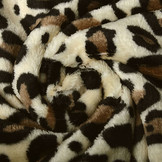 Coral Fleece Luipaard Creme