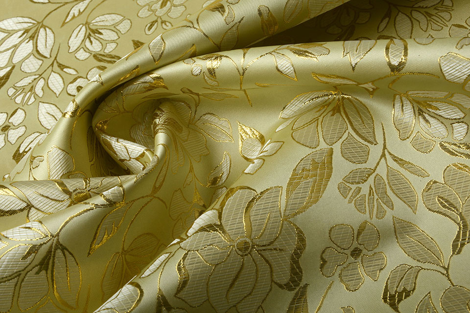 Brocade Flower Abigail Gold