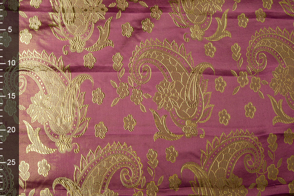 Brokaat Katherine Paisley Bordeaux