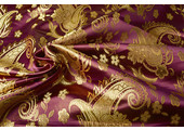 Brocade Katherine Paisley Bordeaux