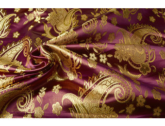 Brokaat Katherine Paisley Bordeaux