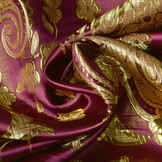 Brocade Katherine Paisley Bordeaux