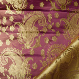 Brokaat Katherine Paisley Bordeaux