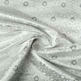 Brocade Flower Rosie Silver