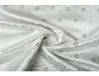 Brocade Flower Rosie Silver