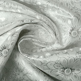 Brocade Flower Rosie Silver