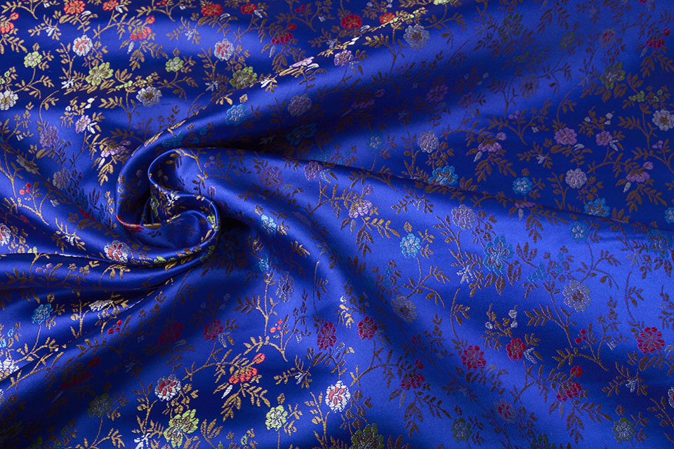 Brocade Maua Madogo Blue