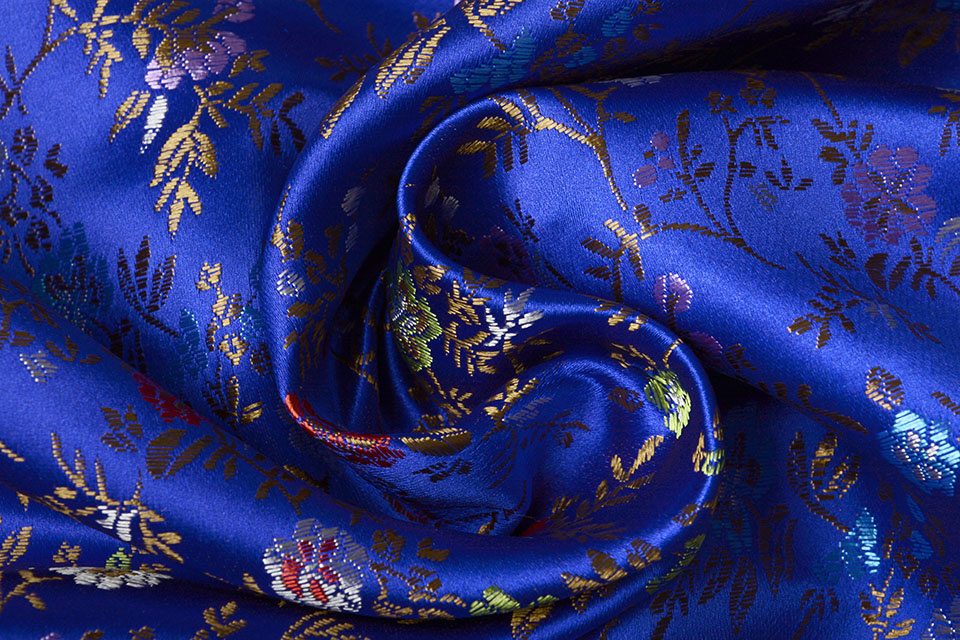 Brocade Maua Madogo Blue