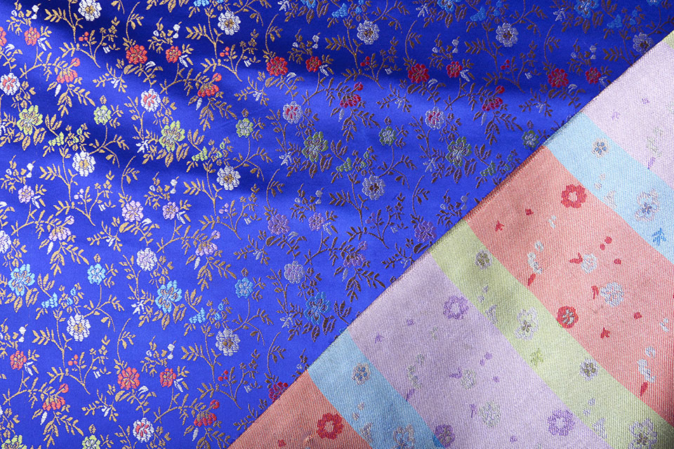 Brocade Maua Madogo Blue