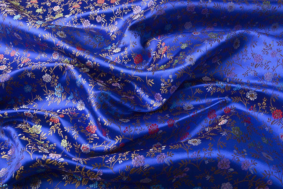 Brocade Maua Madogo Blue