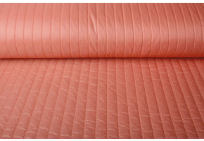Double Sided Quilted Jacket Fabric Coral