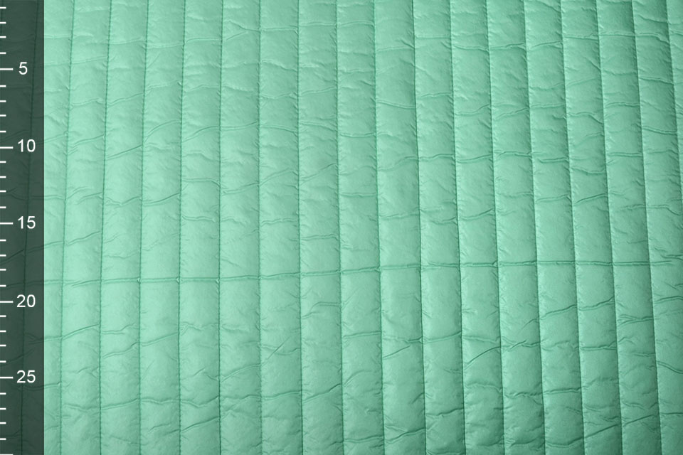 Double Sided Quilted Jacket Fabric Mint Green