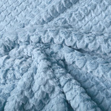 Zeemeermin Teddy Stof  Baby Blauw