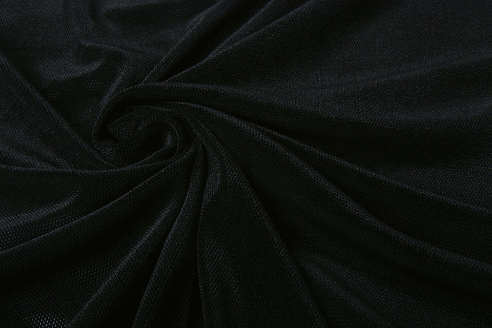 Velours Fijne Gaas Zwart