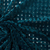 Velours Mesh Checks Petrol