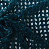 Velours Mesh Checks Petrol