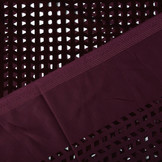 Samt Mesh Karo Bordeaux