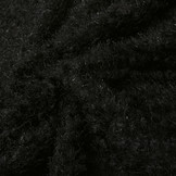 Fancy Bouclé Glitzer Schwarz