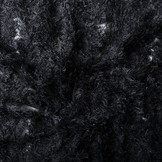 Fijne Tule 3D Strepen Zwart