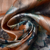 Brocade Wave Motif Lilio Peach