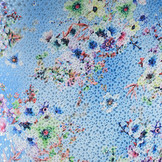 Brocade Diamond Motif Timanti Blue