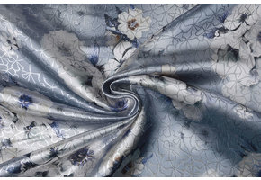 Brokaat Siermotief Kiemura Licht Mauve