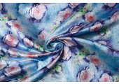 Brocade Ornamental Motif Kiemura Blue Purple