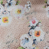 Brokaat Ruitmotief Timanti Poeder Roze