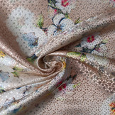 Brokaat Ruitmotief Timanti Poeder Roze