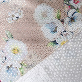 Brokaat Ruitmotief Timanti Poeder Roze