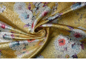 Brocade Ornamental Motif Kiemura Ocher Yellow